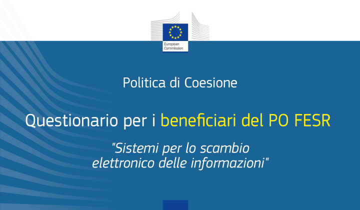 Beneficiari fondi Ue, e-cohesion: questionario on line fino al 17 settembre - 720 px