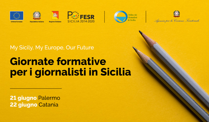 Formazione per i giornalisti: il 21 e 22 giugno corso sui fondi Ue in Sicilia - 720 px