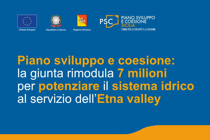 PSC Etna Valley sistema idrico